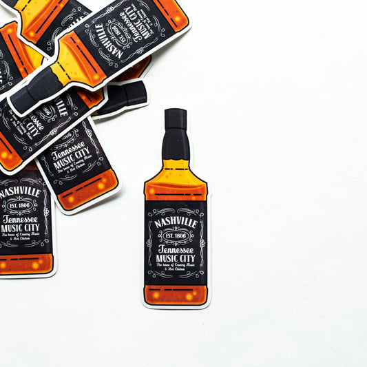 Tennessee Whiskey Sticker by Music City Creative