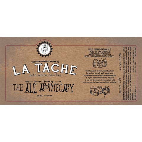 The Ale Apothecary La Tache with White Peaches by CraftShack Liquor Store