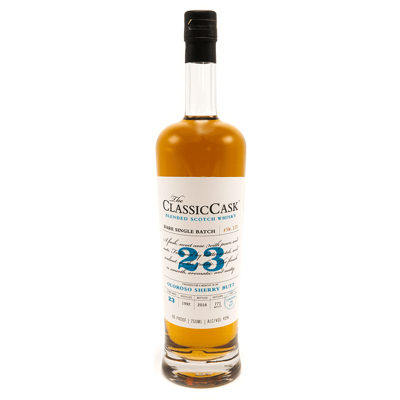 The Classic Cask 23 Year Old Rare Single Batch Oloroso Sherry Butt Blended Scotch Whisky by CraftShack Spirits Marketplace