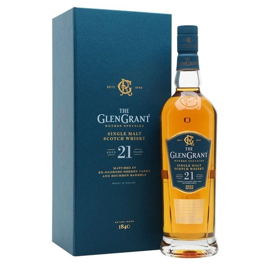 The Glen Grant 21 Year Old Single Malt Scotch Whisky by CraftShack Spirits Marketplace