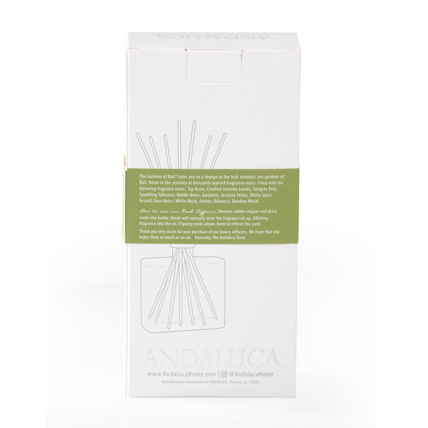 Gardens of Bali Reed Diffuser by Andaluca Home