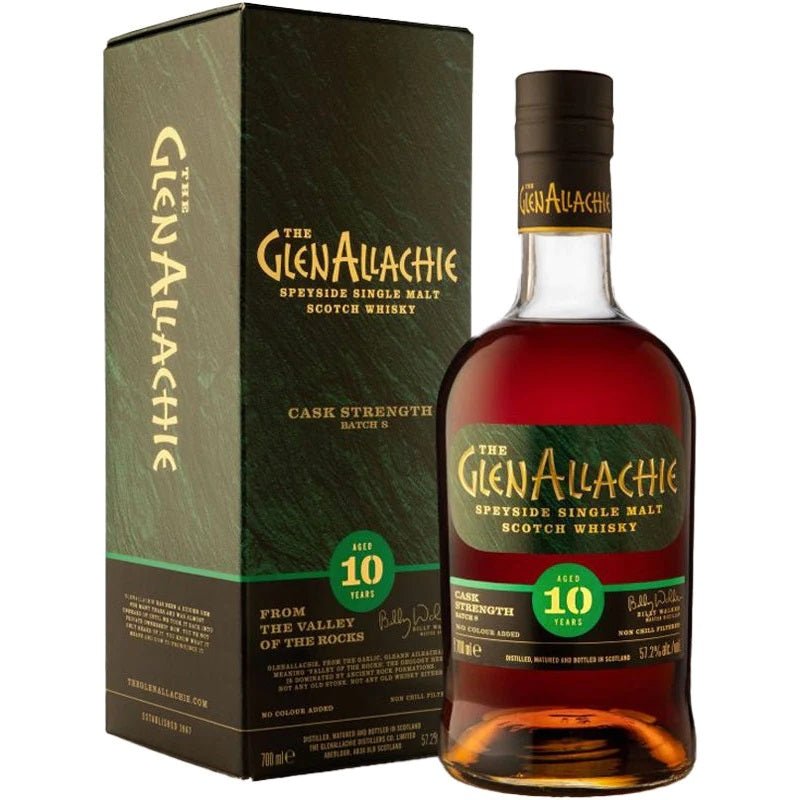 The GlenAllachie 10 Year Old Batch 8 Cask Strength Speyside Single Malt Scotch Whisky by CraftShack Spirits Marketplace