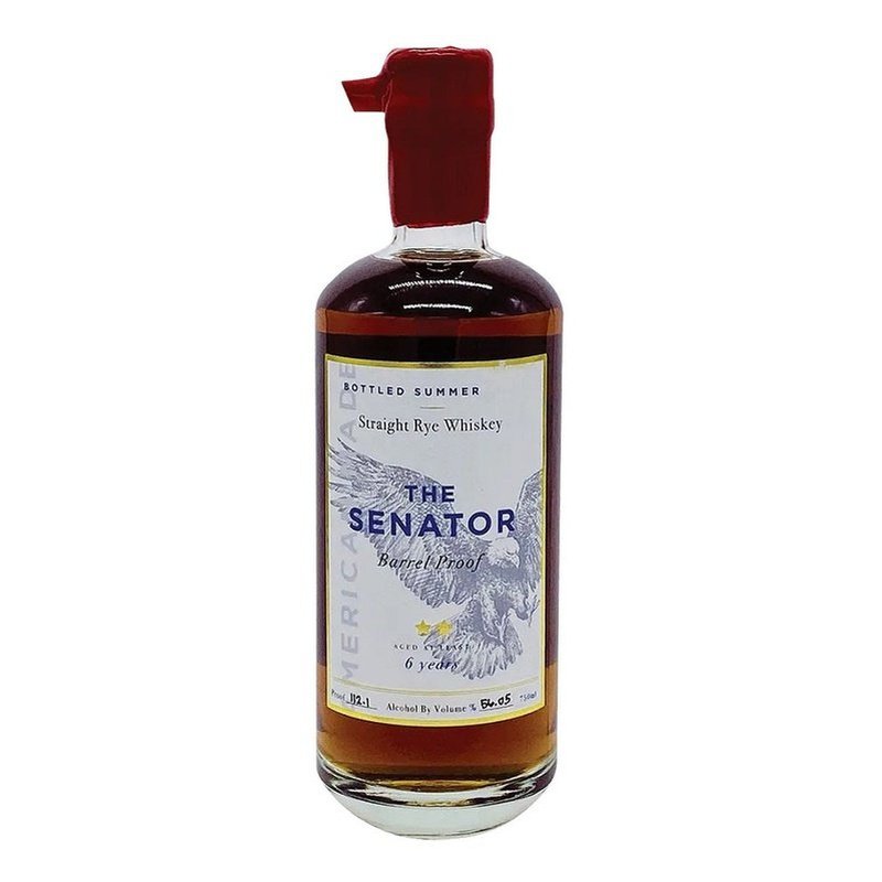 The Senator 6 Years Old Barrel Proof Straight Rye Whiskey by CraftShack Spirits Marketplace