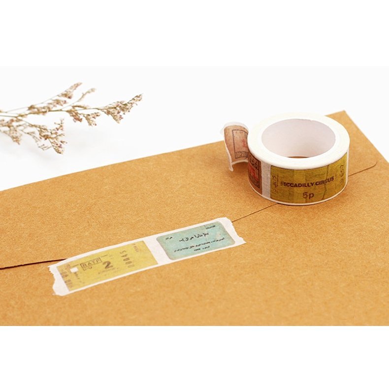 Ticket Stub Washi Tape | Gift Wrapping and Craft Tape by The Bullish Store