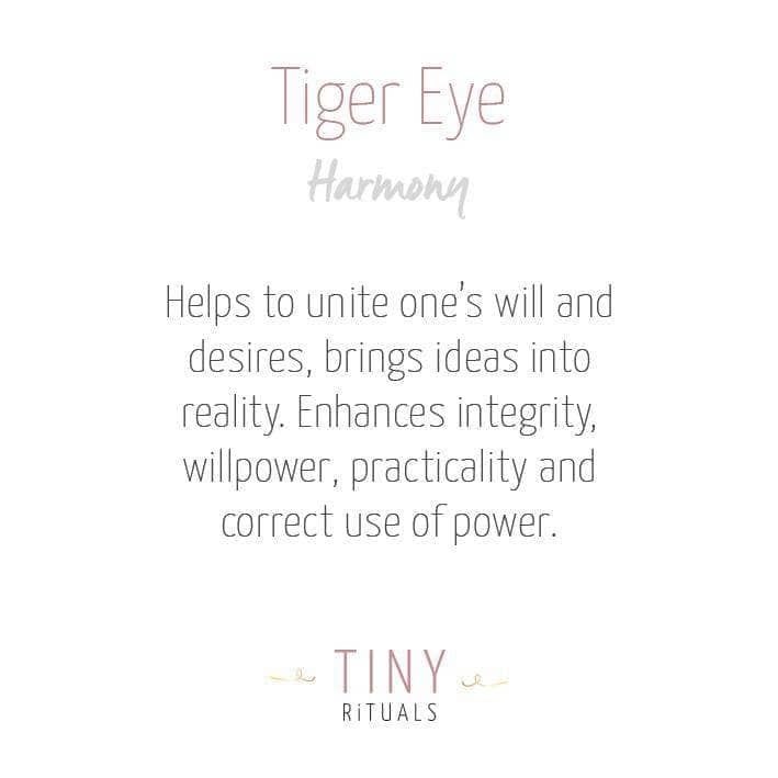 Tiger Eye Energy Bracelet by Tiny Rituals