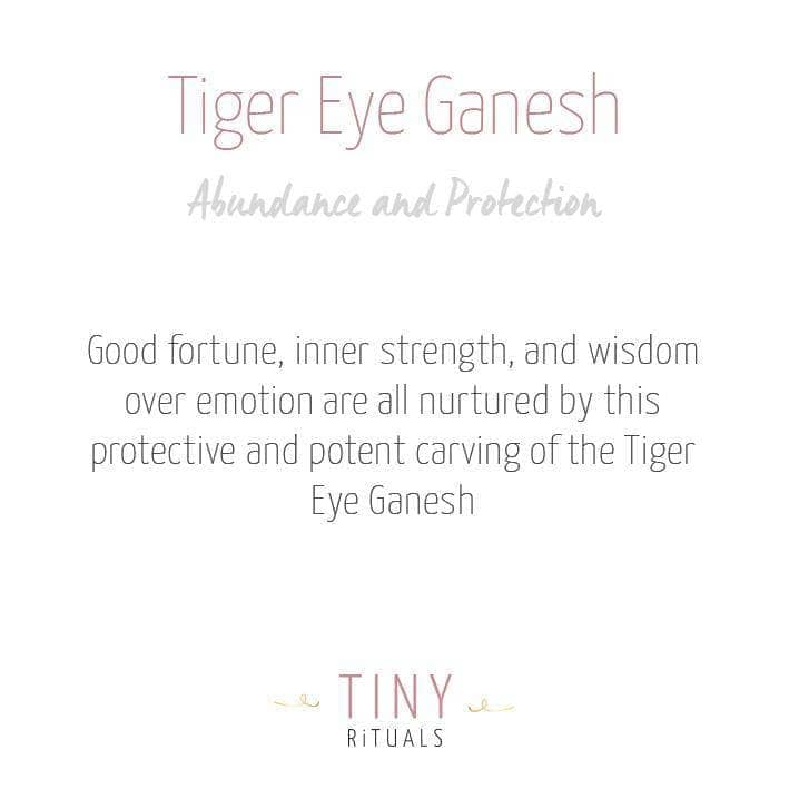 Tiger Eye Ganesh by Tiny Rituals