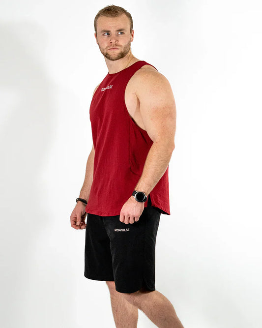 Iron Pulse Men's Red Timeless Tank by Colorado Threads Clothing