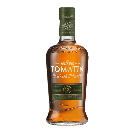 Tomatin 12 Year Old Bourbon and Sherry Casks Highland Single Malt Scotch Whisky by CraftShack Spirits Marketplace