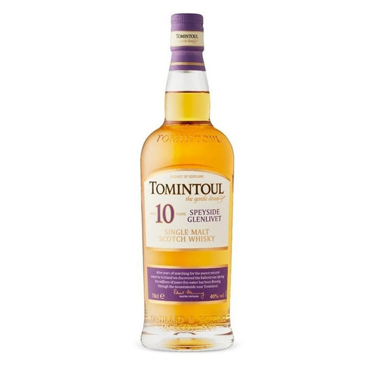 Tomintoul 10 Year Old Speyside Glenlivet Single Malt Scotch Whisky by CraftShack Spirits Marketplace