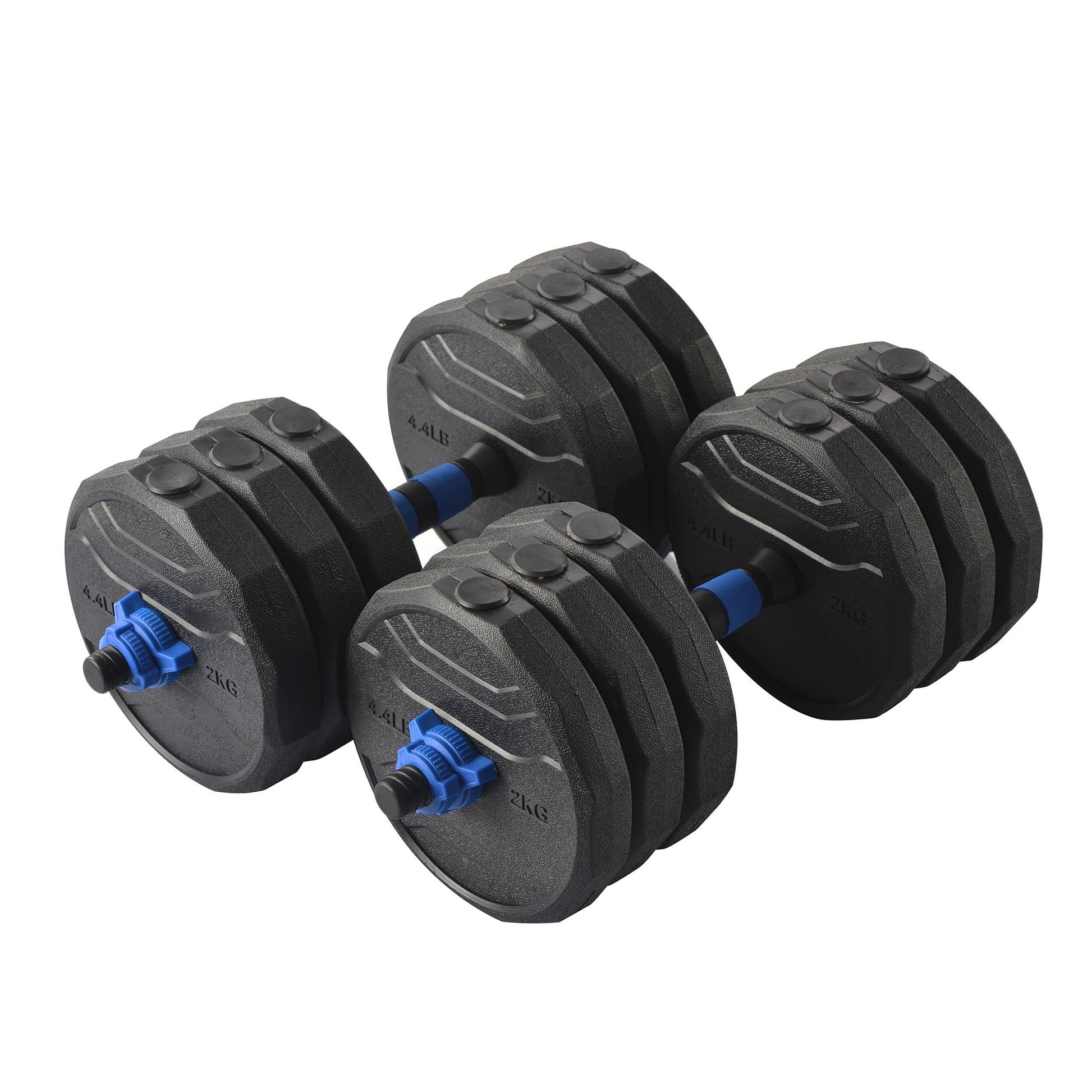 (Total 58lbs, 29lbs each) Adjustable Dumbbell Barbell Weight Pair TOTAL 58 LBS, Dumbells weights Set, Free Weights Dumbbells 2 in 1 sets with connector, Adjustable Weights Dumbbells Set for Home Gym THEGSND LLC