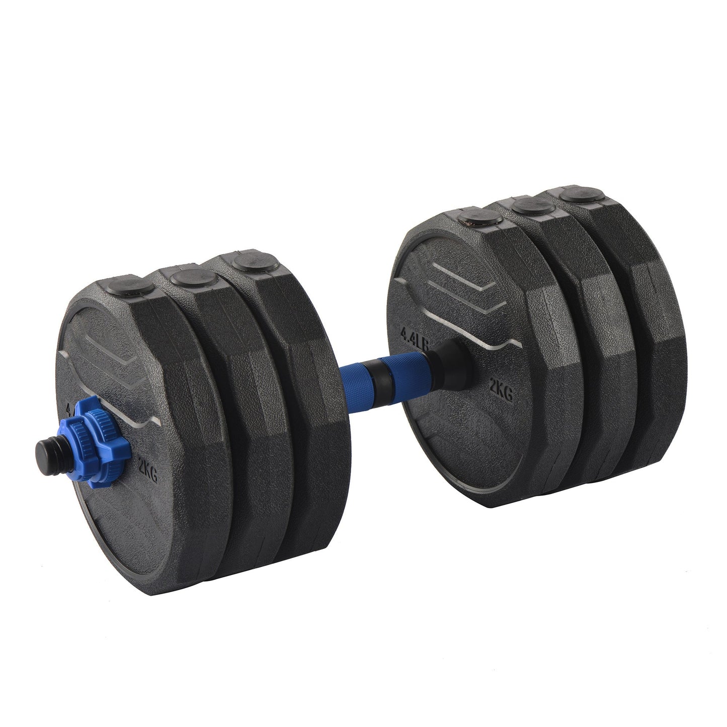 (Total 58lbs, 29lbs each) Adjustable Dumbbell Barbell Weight Pair TOTAL 58 LBS, Dumbells weights Set, Free Weights Dumbbells 2 in 1 sets with connector, Adjustable Weights Dumbbells Set for Home Gym THEGSND LLC