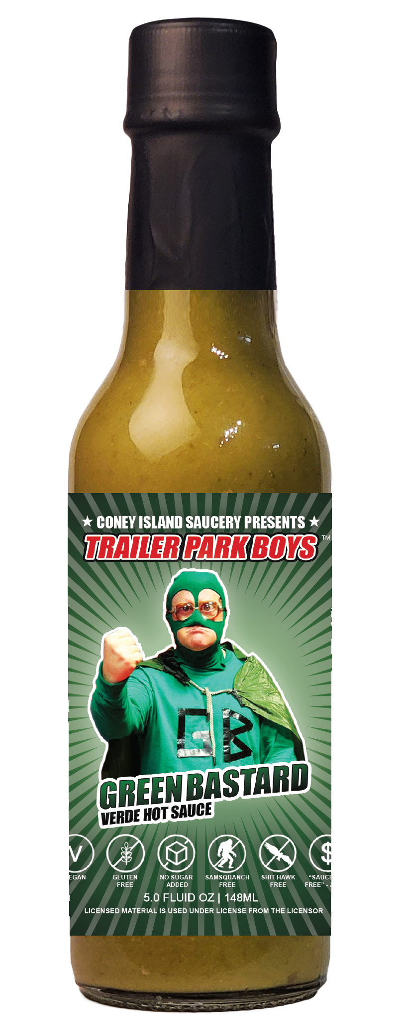 Trailer Park Boys - Green Bastard Hot Sauce by Coney Island Saucery