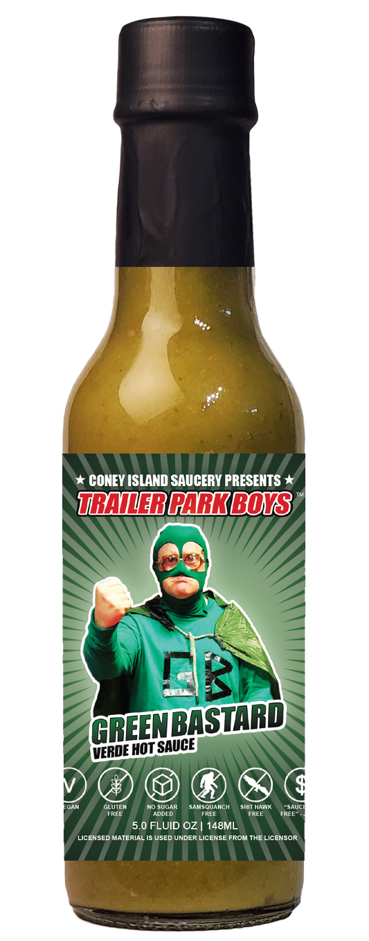 Trailer Park Boys - Green Bastard Hot Sauce by Coney Island Saucery