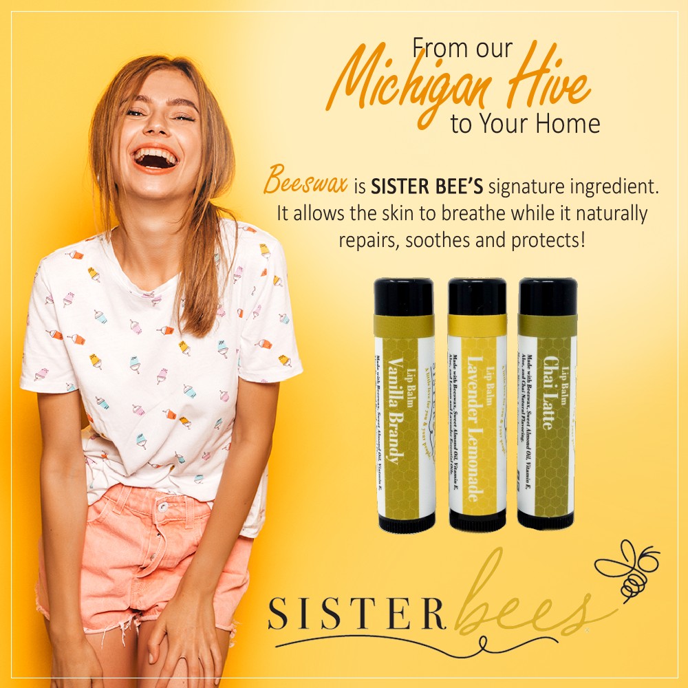 Trendy Lip Balm Set by Sister Bees