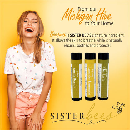 Trendy Lip Balm Set by Sister Bees