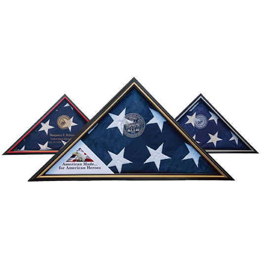 Tributary Flag Case - Air Force Flag Display Case by The Military Gift Store