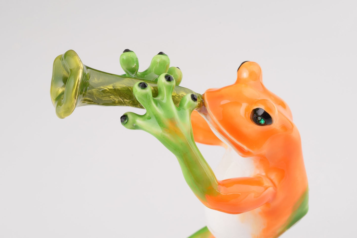 Trumpet Playing Frog by Keren Kopal