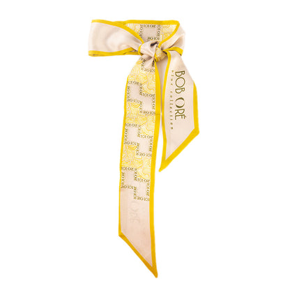 Twilly Silk Scarf, Yellow by Bob Oré