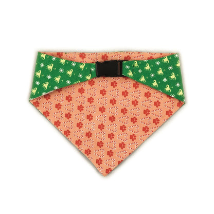 Christmas Reversible Dog Bandana by Uptown Pups