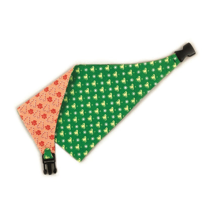 Christmas Reversible Dog Bandana by Uptown Pups