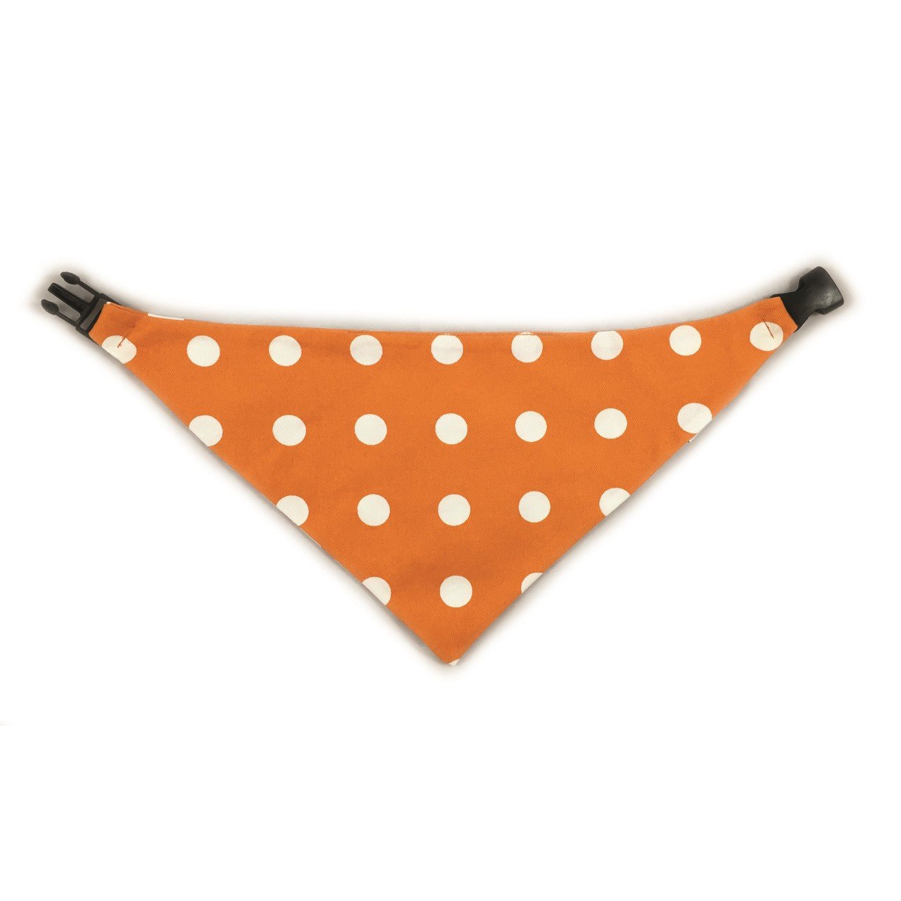 Orange Checkered Reversible Dog Bandana by Uptown Pups