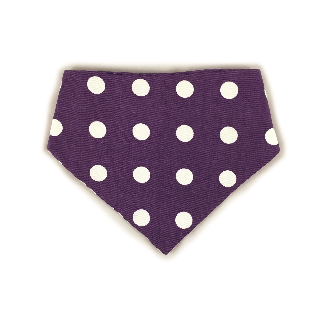 Purple Trellis Reversible Dog Bandana by Uptown Pups