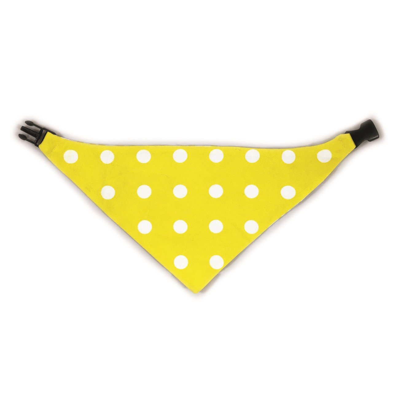 Yellow Chevron Reversible Dog Bandana by Uptown Pups