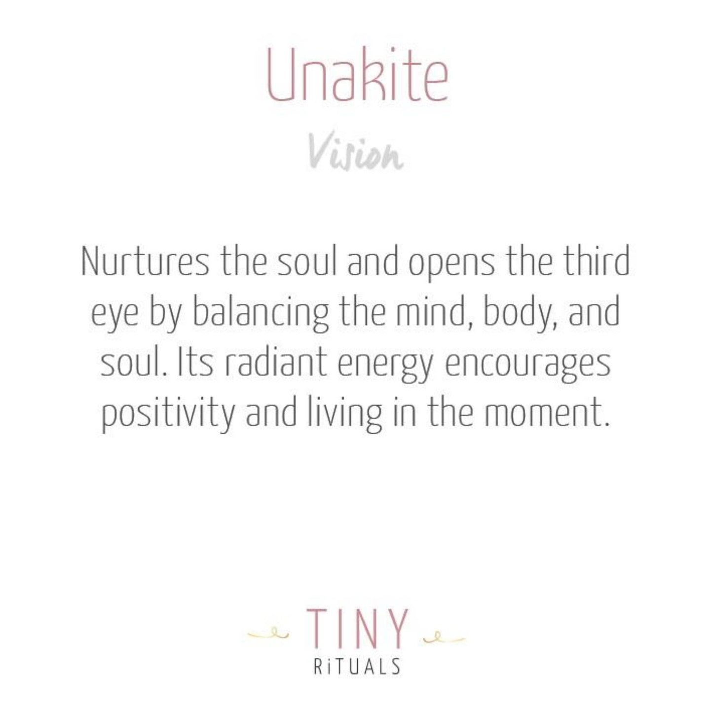 Unakite Energy Bracelet by Tiny Rituals