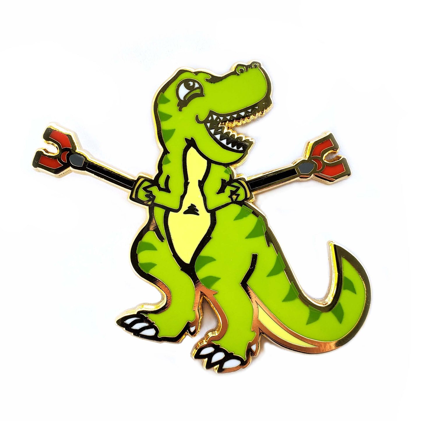 Unstoppable T-Rex Pin by Kolorspun