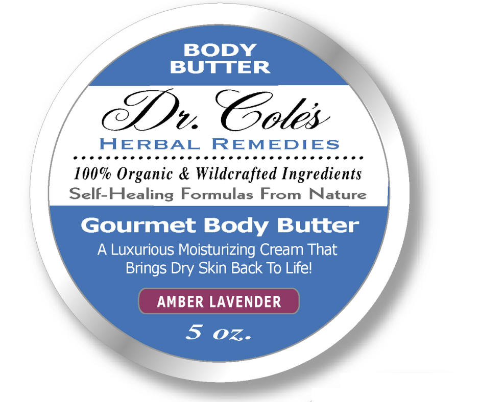 #13 - Two Gourmet Body Butters: Unscented and Amber Lavender by COLEHERBALS LLC