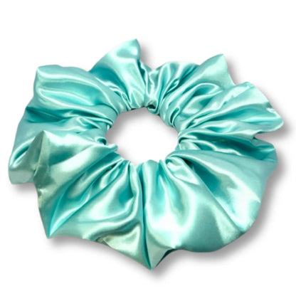 Seafoam Green Silk Scrunchie by Enchanted Scrunch