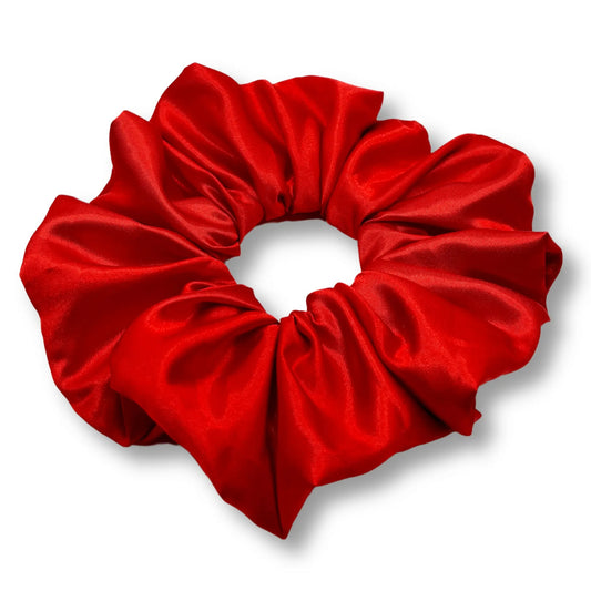 Red Silk Scrunchie by Enchanted Scrunch