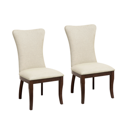 Set of 2 Modern Traditional Side Chairs by Blak Hom