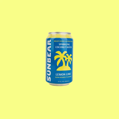 Sunbear Sparkling Coconut Water Lemon Lime Cans - 12 Cans by Farm2Me