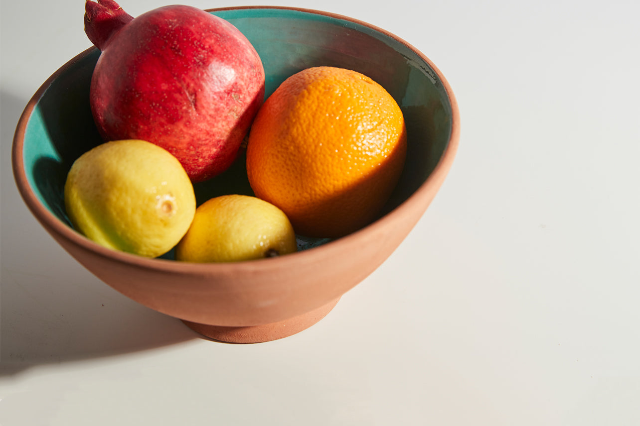 Moroccan Terracotta Serving Bowls by Verve Culture