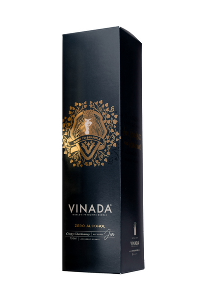 VINADA® - CRISPY CHARDONNAY (0%) 750 ML GIFTSET by VINADA USA