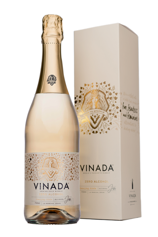 VINADA® - AMAZING AIRÉN GOLD (0%) 750 ML GIFTSET by VINADA USA