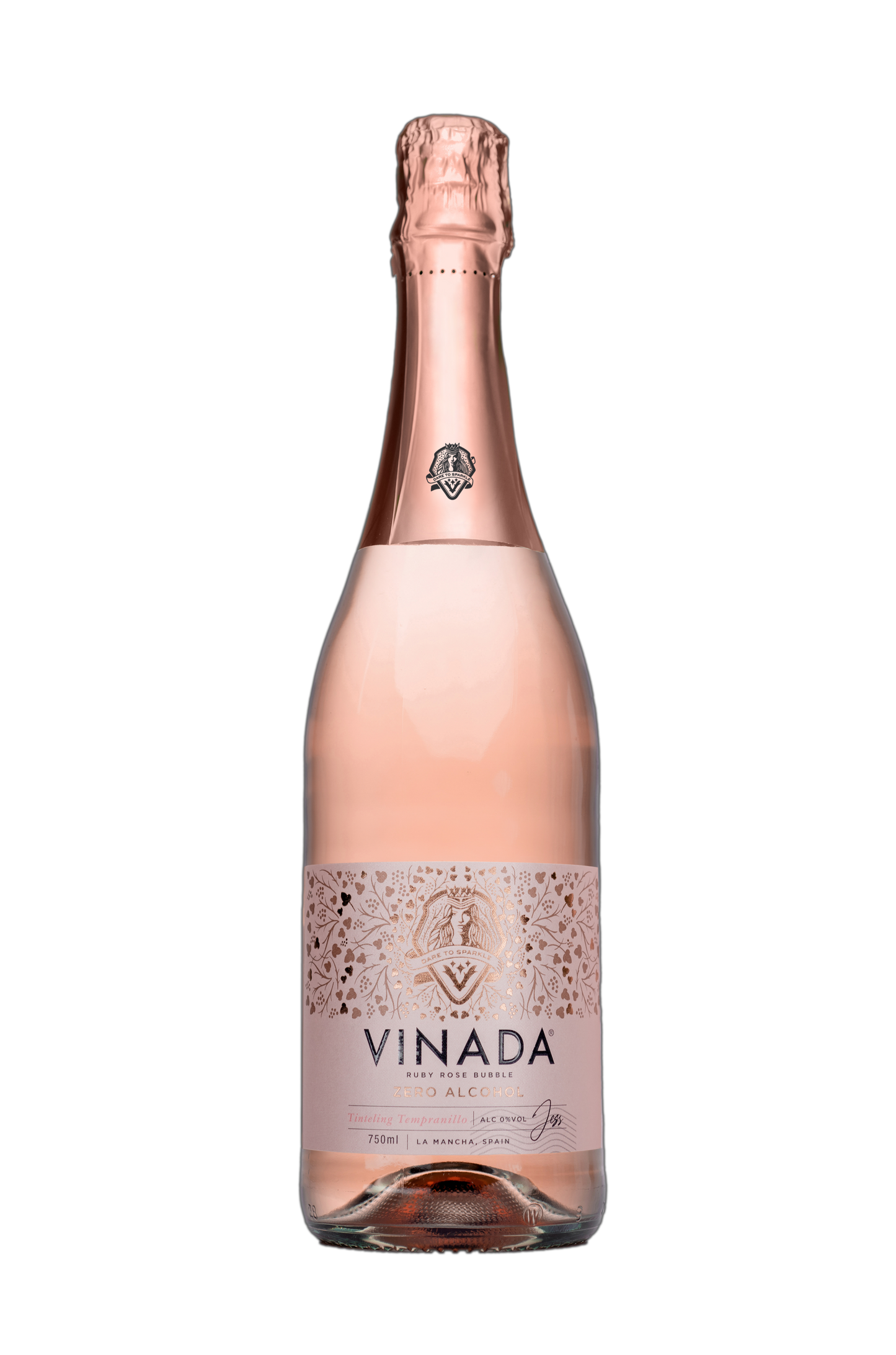 VINADA® - TINTELING TEMPRANILLO ROSÉ (0%) 750 ML by VINADA USA