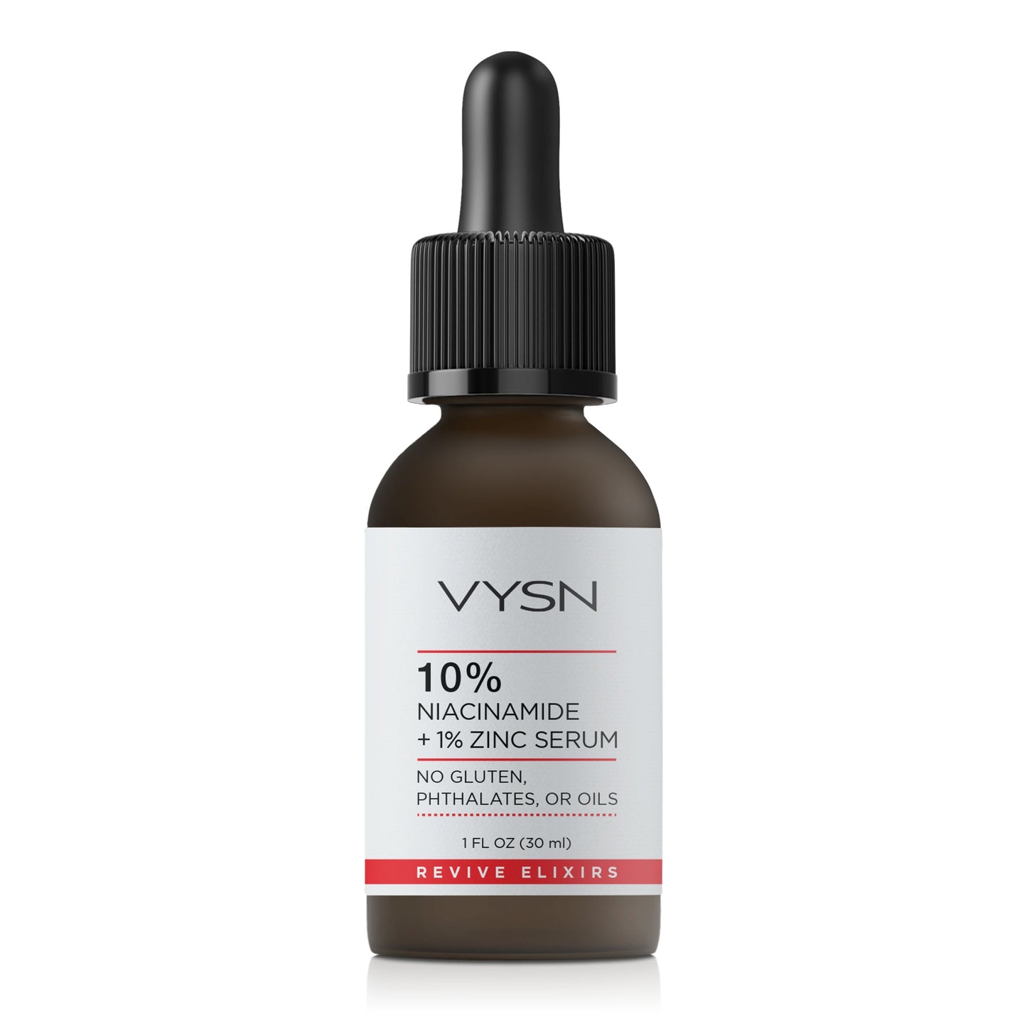 10% Niacinamide + 1% Zinc Serum - No Gluten, Phthalates, or Oils -  1 oz by VYSN