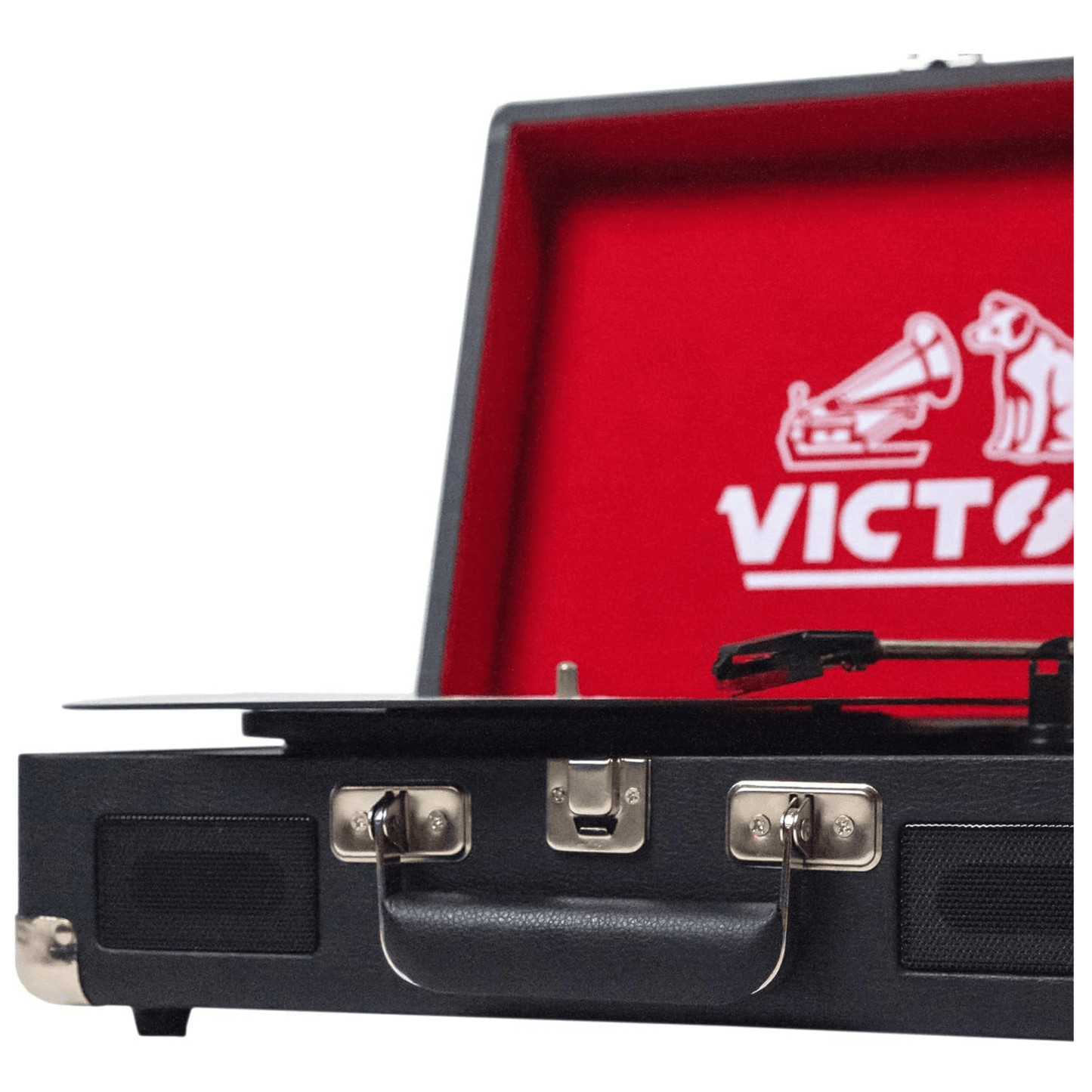 Victor Metro Dual Bluetooth Suitcase 3-Speed Turntable by Jupiter Gear Home