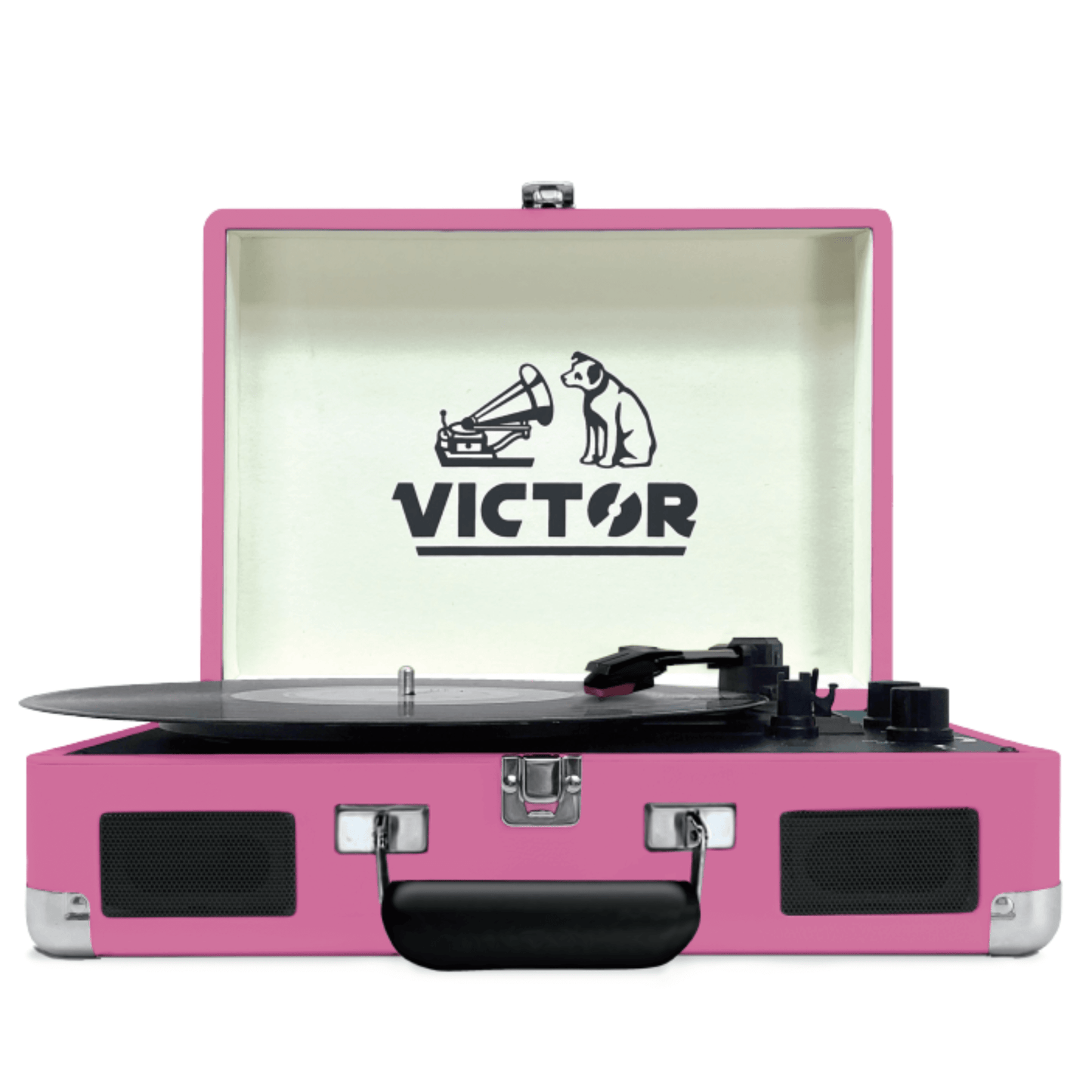 Victor Metro Dual Bluetooth Suitcase 3-Speed Turntable by Jupiter Gear Home