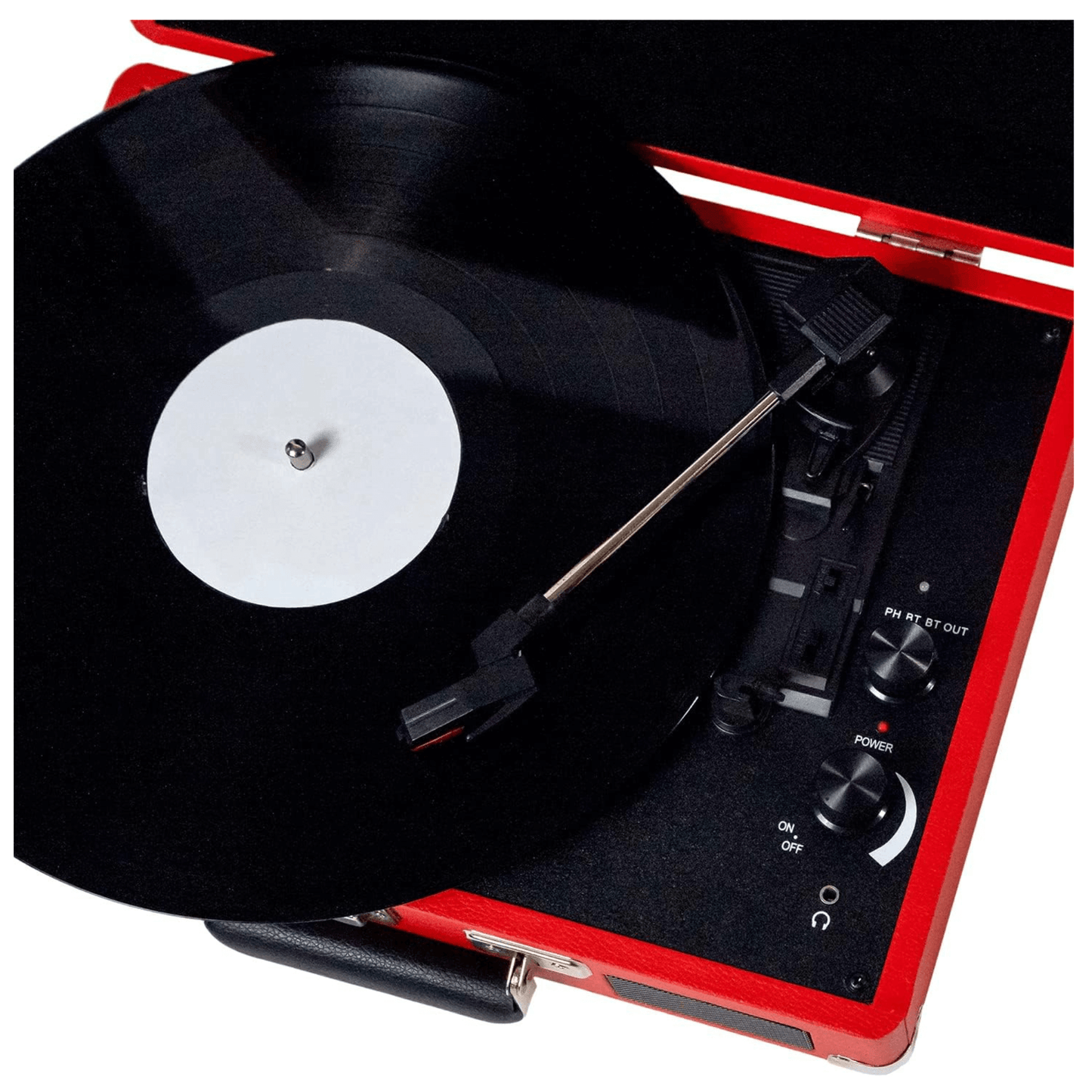 Victor Metro Dual Bluetooth Suitcase 3-Speed Turntable by Jupiter Gear Home