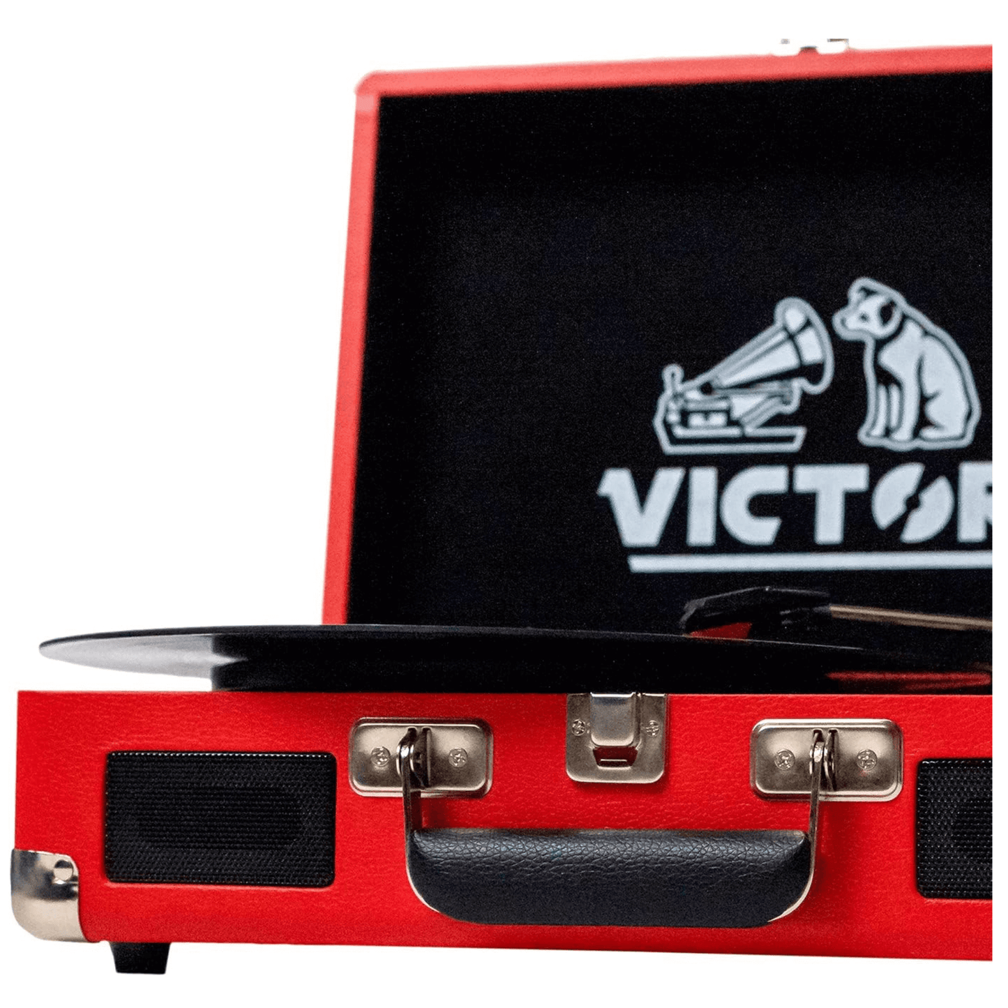 Victor Metro Dual Bluetooth Suitcase 3-Speed Turntable by Jupiter Gear Home