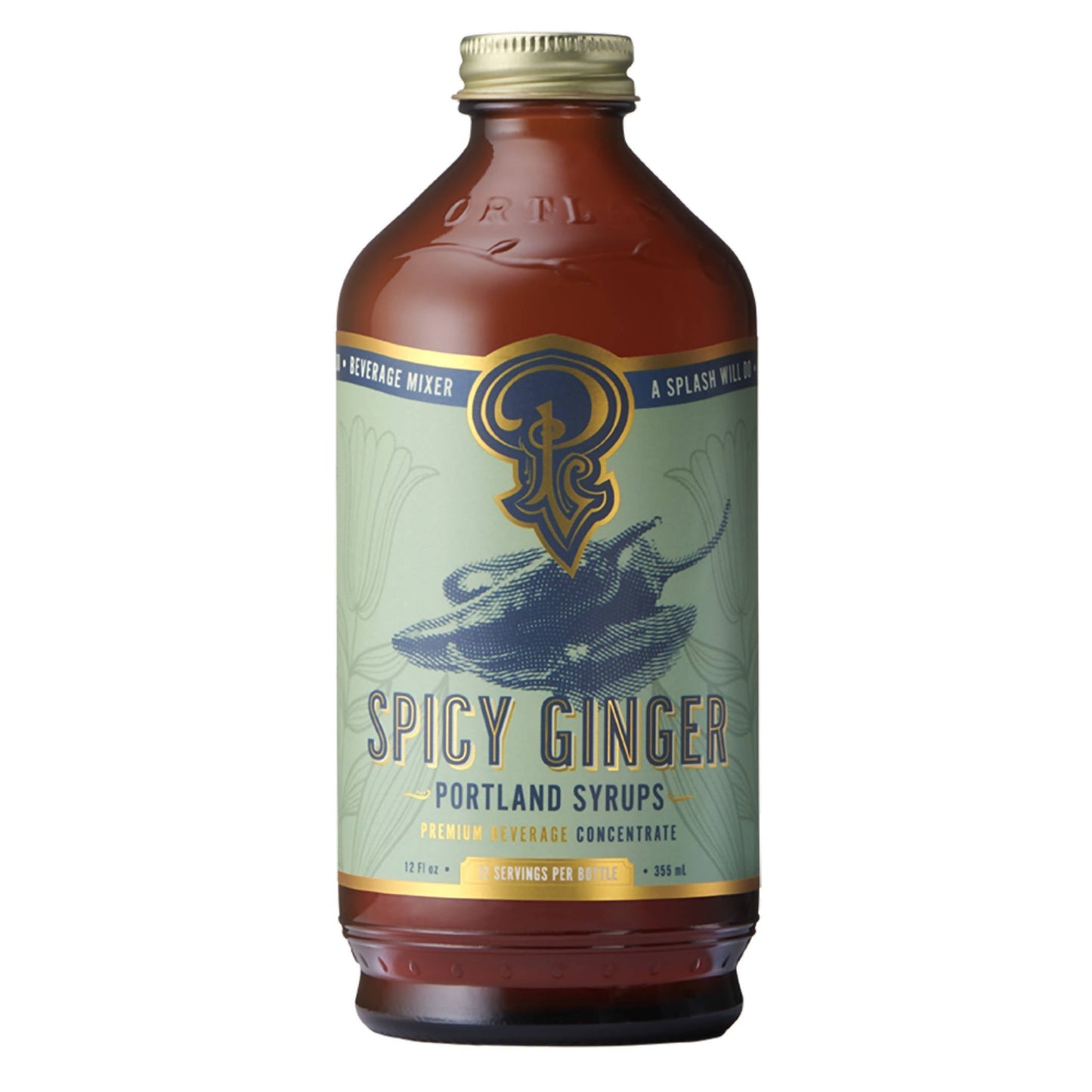 Spicy Ginger Syrup - 6 x 12 oz by Farm2Me