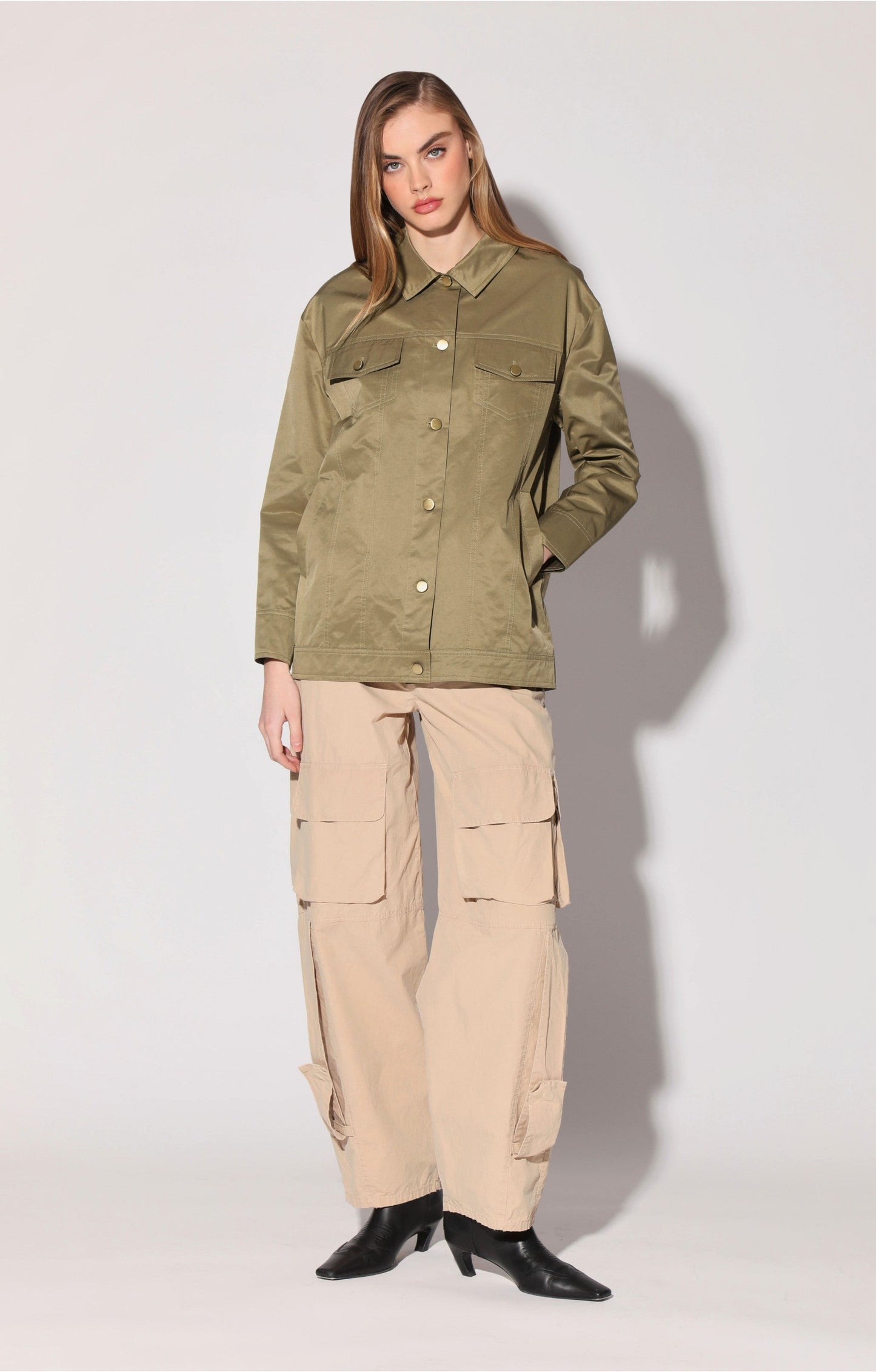 Sutton Jacket, Army by Walter Baker