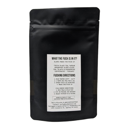 Wake The F**k Up - Rich Black Tea with Elderberries by ModestMix Teas