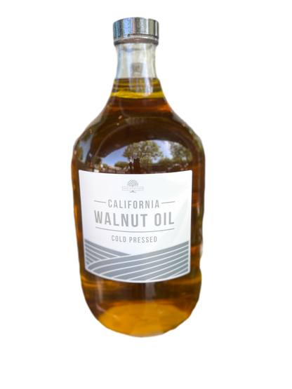 Pure Cold Pressed Walnut Oil - 1/2 Gallon Jug by freshvintagefarms