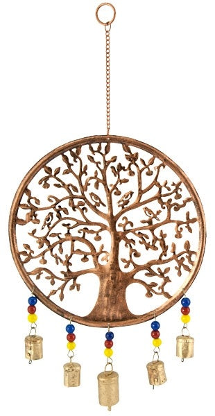 Tree of life chime brass bells by OMSutra