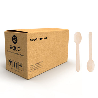 Wooden Spoons (Wholesale/Bulk) - 1000 count by EQUO