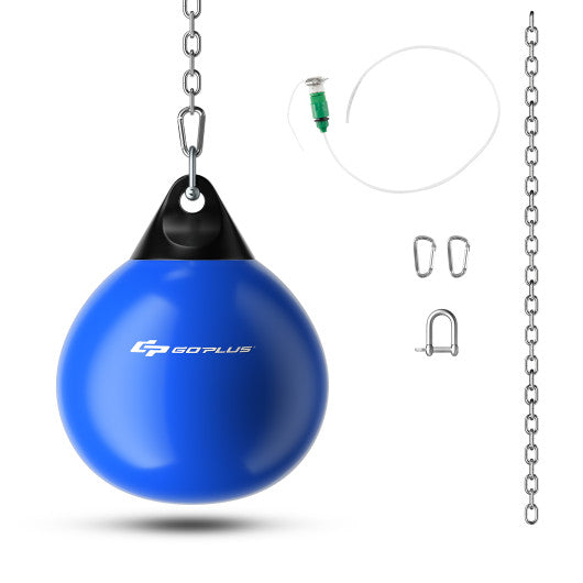 21 Inch Water Punching Bag with Adjustable Metal Chain-Blue by VYSN